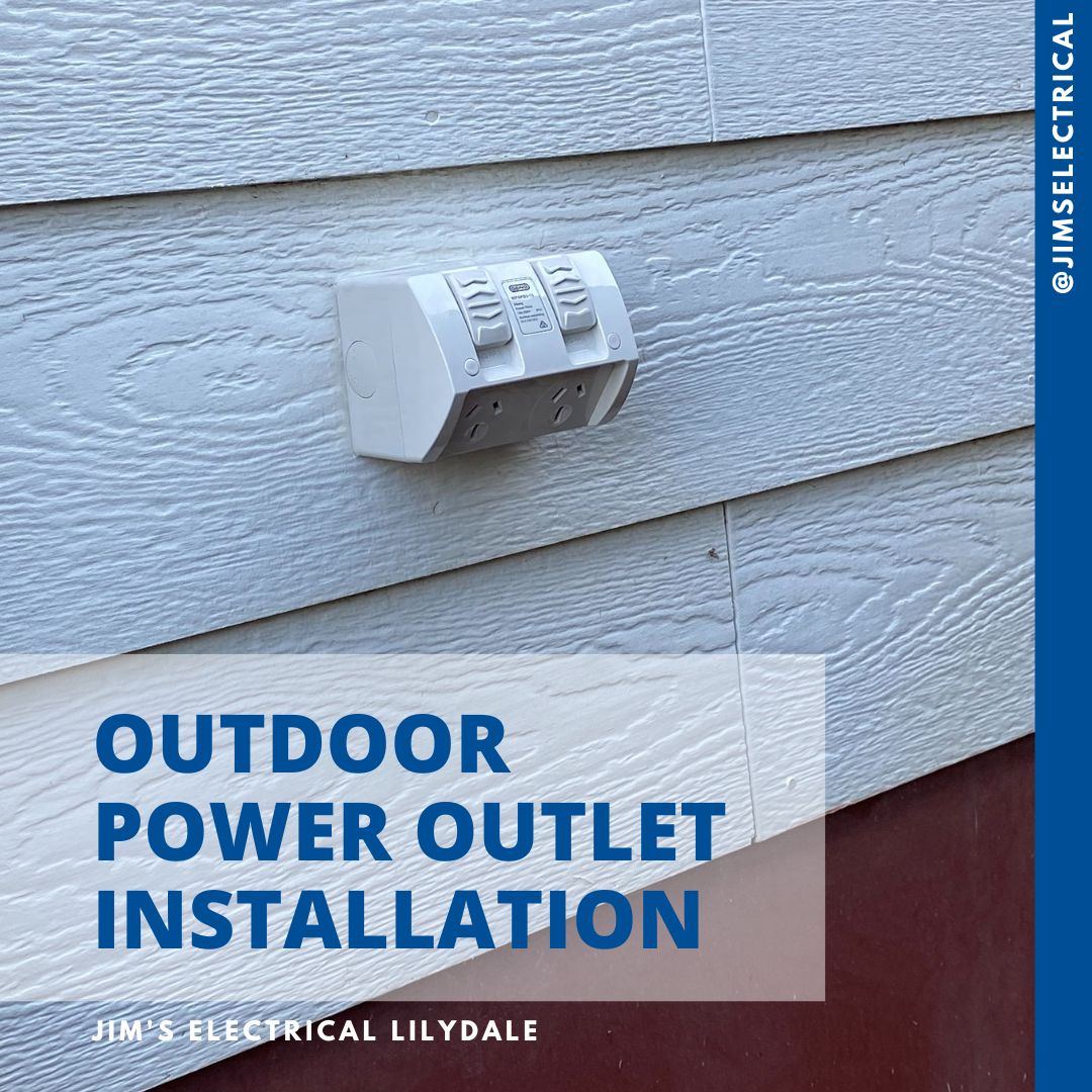 Outdoor Power Outlet Installation